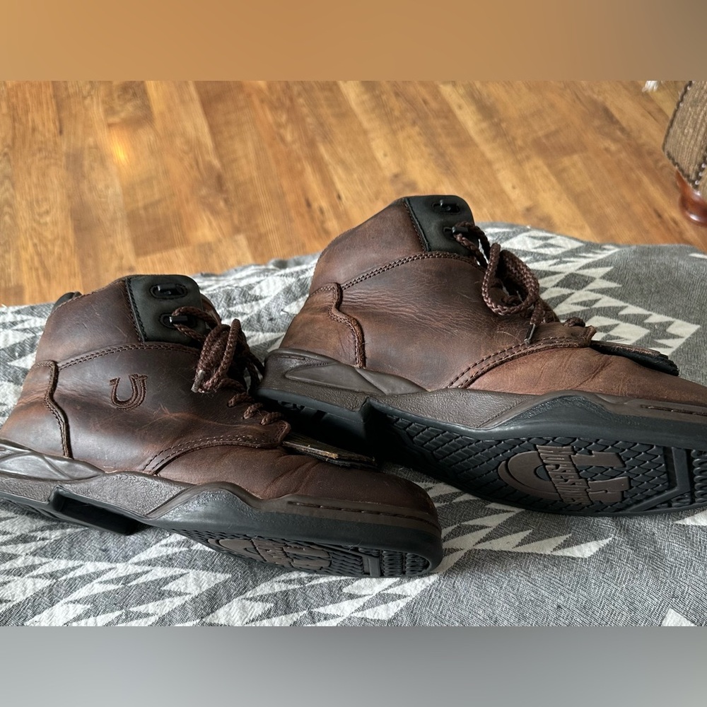 Roper Horseshoes Leather Western Boots - Women’s size 10.5 - Fringe Kiltie Style